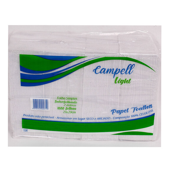 Papel Toalha Interfolha Light Campell 